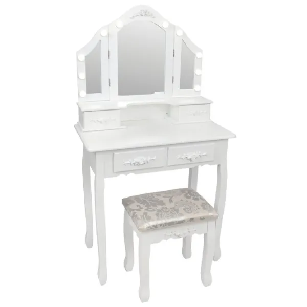 Masă de toaletă FunFit Home&Office MDF / White photo 1