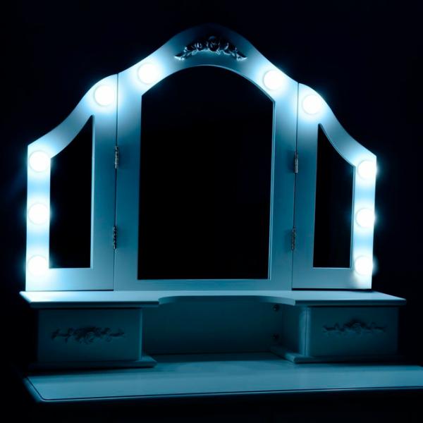 Masă de toaletă FunFit Home&Office MDF / White photo 2