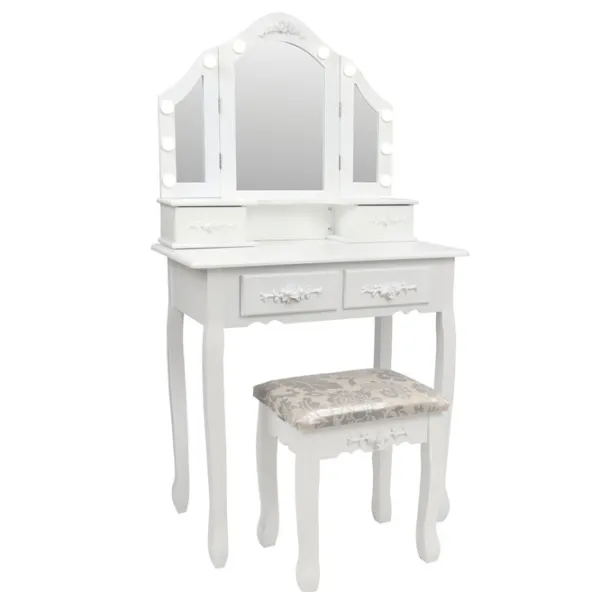 Masă de toaletă FunFit Home&Office MDF / White photo 5