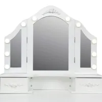 Masă de toaletă FunFit Home&Office MDF / White photo 6