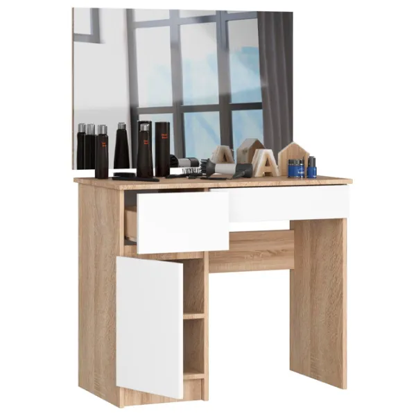 Masă de toaletă Akord P-2/SL PAL melaminat / Sonoma Oak photo 2