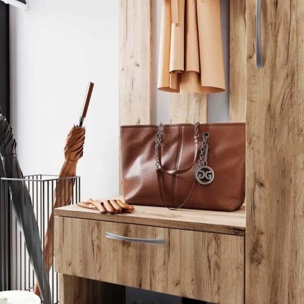 Dulap pentru antreu ML-Mobila МЛ-8 PAL / Gold Oak photo 2