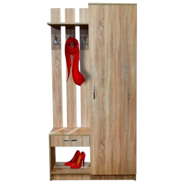 Dulap pentru antreu ML-Mobila МЛ-8 PAL / Gold Oak photo 3