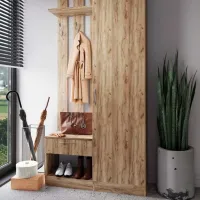 Dulap pentru antreu ML-Mobila МЛ-8 PAL / Gold Oak photo 4