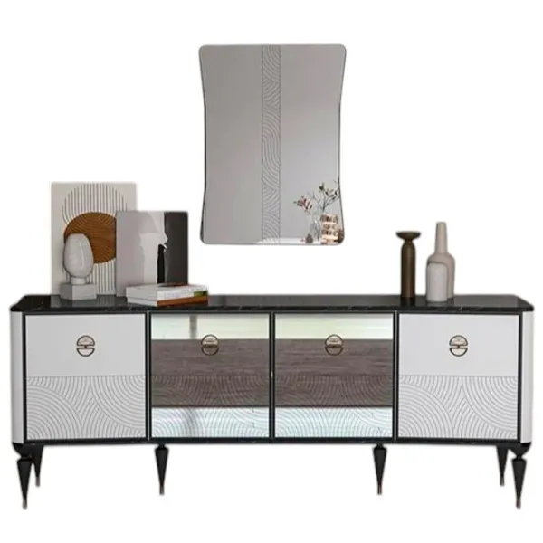 Masă de toaletă Moda Life Cross console PAL / Brown photo 1 Masă de toaletă Moda Life Cross console PAL / Brown photo 1