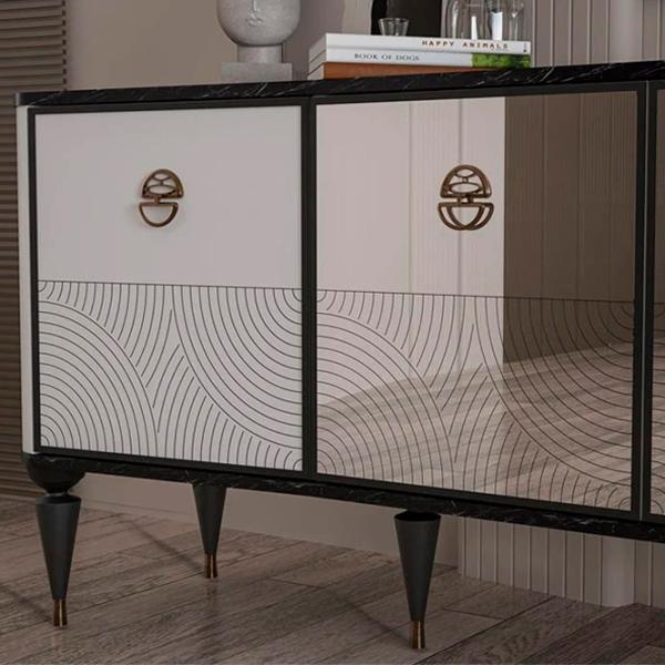 Masă de toaletă Moda Life Cross console PAL / Brown photo 5 Masă de toaletă Moda Life Cross console PAL / Brown photo 5