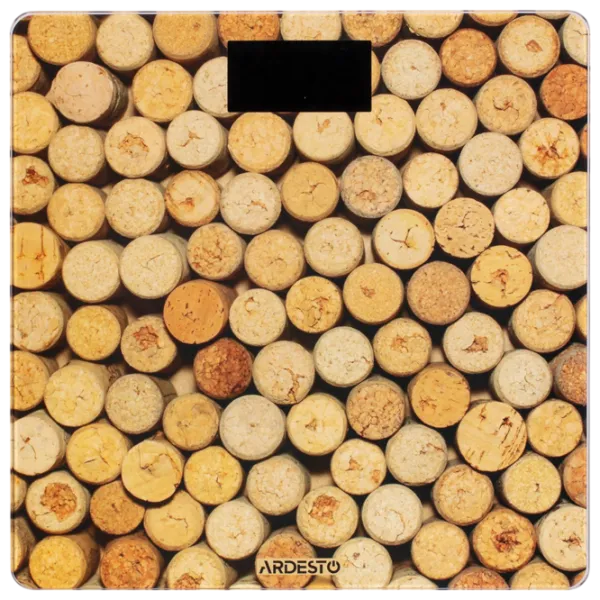 Cântar de podea Ardesto SCB-965CORK 150 kg / Brown photo 1