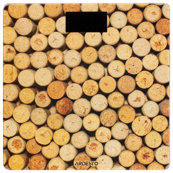 Cântar de podea Ardesto SCB-965CORK 150 kg / Brown photo 1