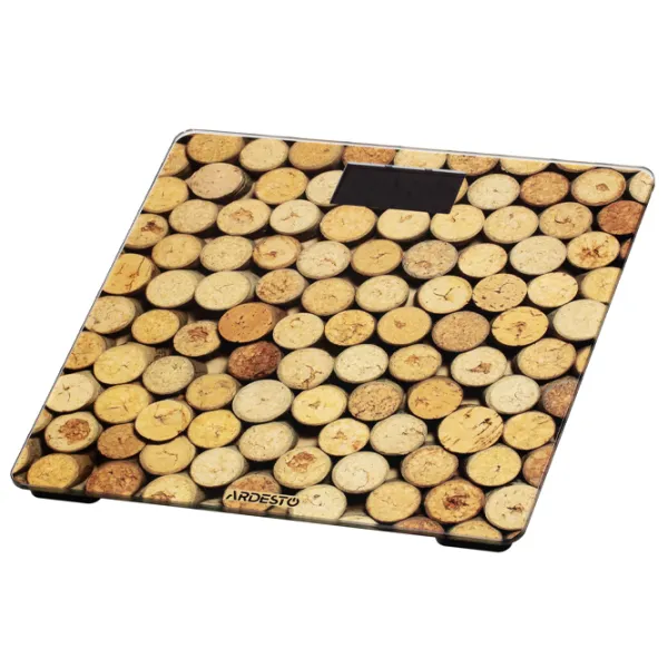 Cântar de podea Ardesto SCB-965CORK 150 kg / Brown photo 2