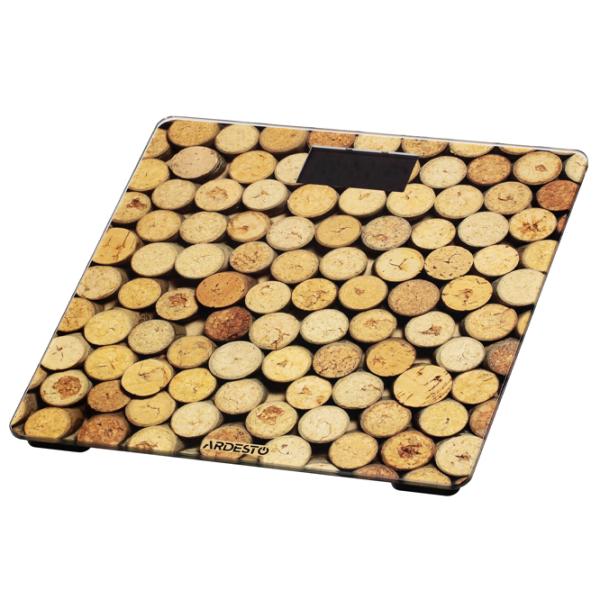 Cântar de podea Ardesto SCB-965CORK 150 kg / Brown photo 2