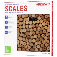 Напольные весы Ardesto SCB-965CORK 150 кг / Коричневый photo 5