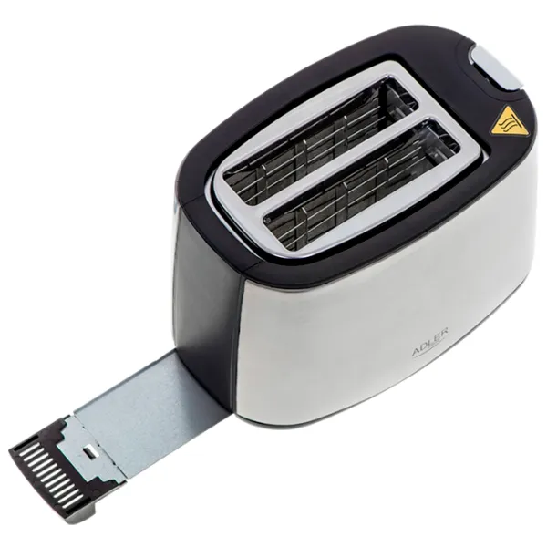 Toster Adler AD-3214 Mecanic / 750 W / Silver photo 4