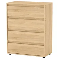 Comodă KompaniT 4 103 x 80 x 42 / LPAL / Stejar Sonoma