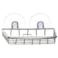 Мыльница Axentia 702903  Нержавеющая сталь / Прямоугольная