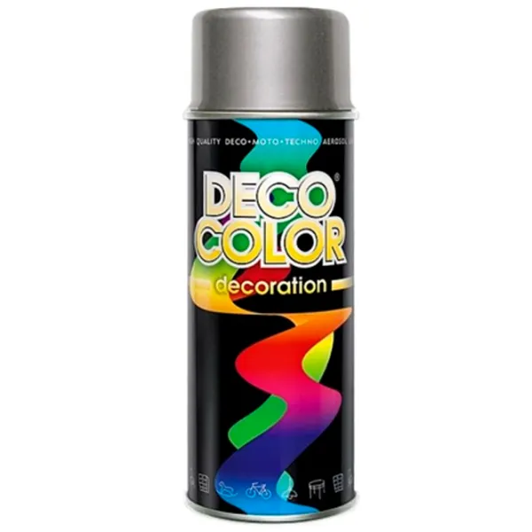 Автомобильная краска Deco color Decoration 9006 400 мл / Для металлических поверхностей photo 1 Автомобильная краска Deco color Decoration 9006 400 мл / Для металлических поверхностей photo 1