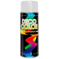 Автомобильная краска Deco color Decoration 9010 400 мл / Для металлических поверхностей