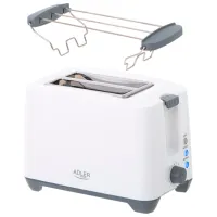 Toster Adler AD-3216 Mecanic / 1000 W / White photo 3