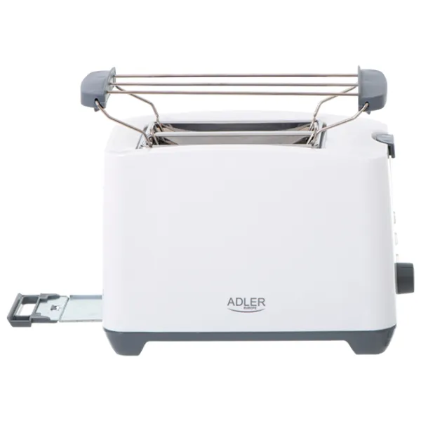 Toster Adler AD-3216 Mecanic / 1000 W / White photo 4