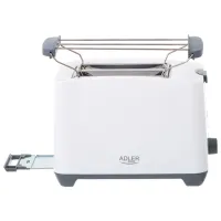 Toster Adler AD-3216 Mecanic / 1000 W / White photo 4