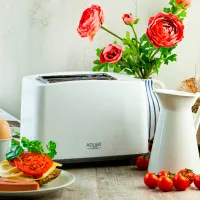 Toster Adler AD-3216 Mecanic / 1000 W / White photo 6