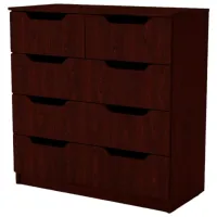 Комод KompaniT 2+3М 82.8 x 81 x 38см / ДСП / Венге