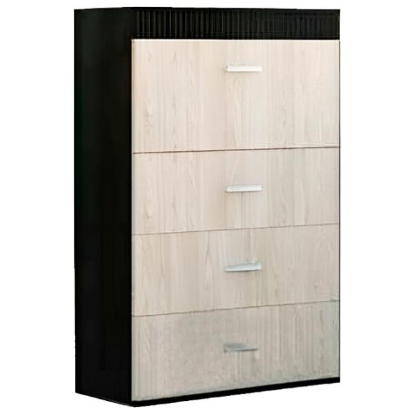 Comodă Sokme Mark 125.8 x 80 x 37 / MDF / Wenge Magia - Stejar Rodos photo 1