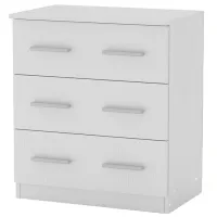 Комод KompaniT 3А 69 x 61 x 39см / ЛДСП / Нимфея Альба