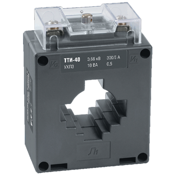 Трансформатор IEK ТТИ-40 400/5А 10ВА  10 Вт / 660 Вт / IP20 photo 1
