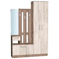 Шкаф для прихожей ML-Mobila МЛ - 4 Вар 2 ДСП / White