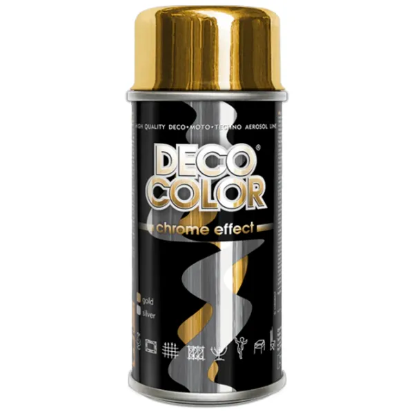 Автомобильная краска Deco color Chrome Effect  400 мл / Для металлических поверхностей photo 1 Автомобильная краска Deco color Chrome Effect  400 мл / Для металлических поверхностей photo 1