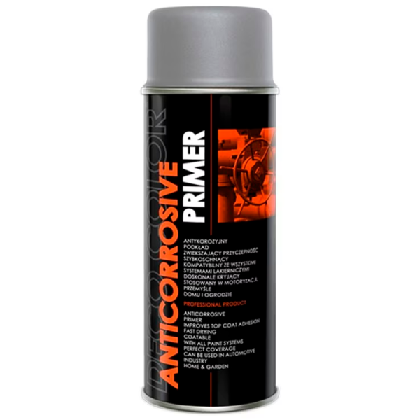 Автомобильная грунтовка Deco color Anticorrosive primer  400 мл / Для металлических поверхностей photo 1 Автомобильная грунтовка Deco color Anticorrosive primer  400 мл / Для металлических поверхностей photo 1