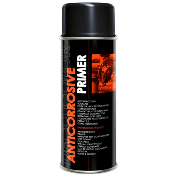 Автомобильная грунтовка Deco color Anticorrosive primer  400 мл / Для металлических поверхностей photo 1 Автомобильная грунтовка Deco color Anticorrosive primer  400 мл / Для металлических поверхностей photo 1