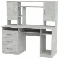 Офисный стол KompaniT Менеджер ДСП/ Серый