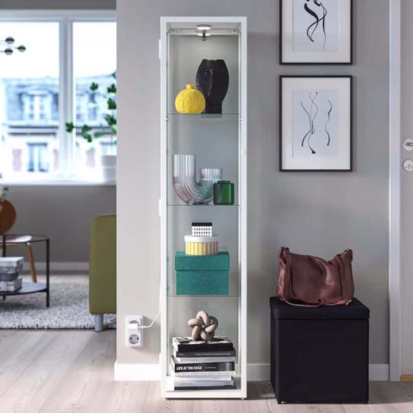 Dulap cu vitrină Ikea Blaliden PAL / White photo 2