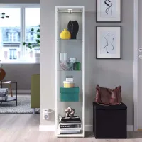 Dulap cu vitrină Ikea Blaliden PAL / White photo 2