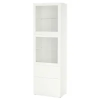 Витрина для гостиной Ikea Besta ДСП / White