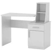 Masă de birou KompaniT Школьник-3 PAL/ White