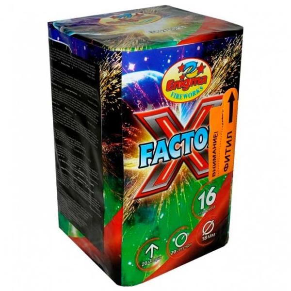 Батарея салютов Pyro X-FACTOR EC1275D/16-MIX4 16 залпов photo 1