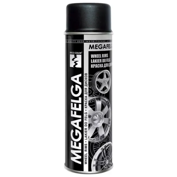 Автомобильная краска Deco color Megafelga  500 мл / Для дисков photo 1 Автомобильная краска Deco color Megafelga  500 мл / Для дисков photo 1