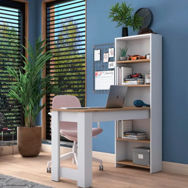 Офисный стол Mirage Meble HA106 ДСП/ Белый photo 2