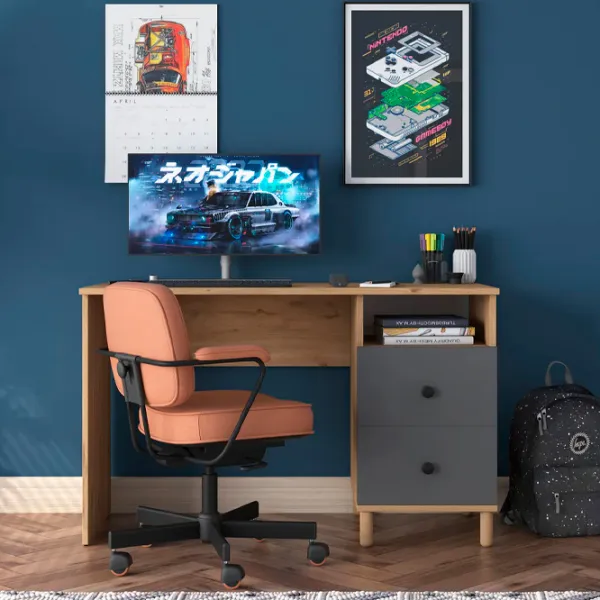 Офисный стол Mirage Meble HA109 ДСП/ Дуб Сонома photo 2