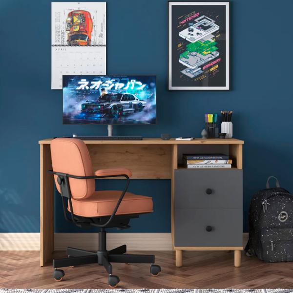 Офисный стол Mirage Meble HA109 ДСП/ Дуб Сонома photo 2
