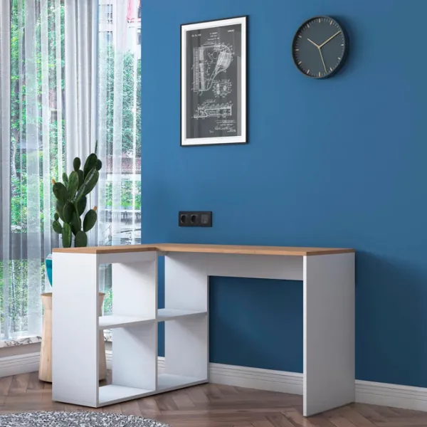 Офисный стол Mirage Meble HA113 ДСП/ Белый photo 2