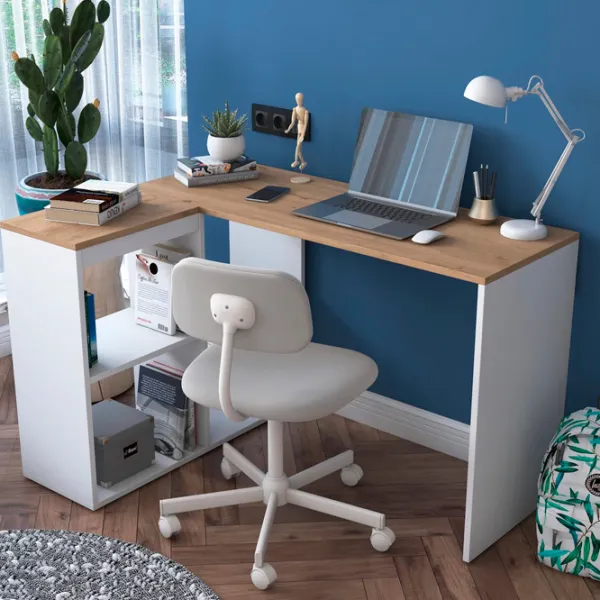 Офисный стол Mirage Meble HA113 ДСП/ Белый photo 4