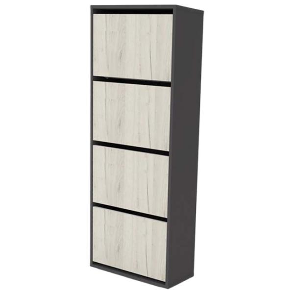 Dulap pentru încălțăminte ML-Mobila МЛ - 3 156.5 x 60 x 25 /Antracite /Stejar Craft Alb photo 1 Dulap pentru încălțăminte ML-Mobila МЛ - 3 156.5 x 60 x 25 /Antracite /Stejar Craft Alb photo 1