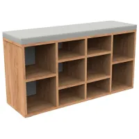 Dulap pentru încălțăminte ML-Mobila МЛ - 4 52 x 104 x 32 /Stejar Auriu /Stejar Auriu