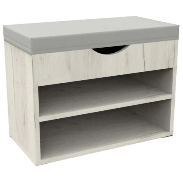 Dulap pentru încălțăminte ML-Mobila МЛ - 5 42 x 60 x 31.5 /Stejar Craft Alb /Stejar Craft Alb photo 1 Dulap pentru încălțăminte ML-Mobila МЛ - 5 42 x 60 x 31.5 /Stejar Craft Alb /Stejar Craft Alb photo 1
