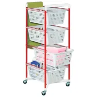 Стеллаж Artex 13.20.04 Металл / Красный