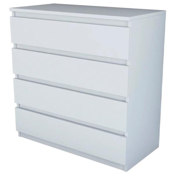 Comodă Mirage Meble BE102 91.8 x 80 x 47 / LPAL / Alb photo 3