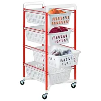 Стеллаж Artex 13.20.14 Металл / Красный